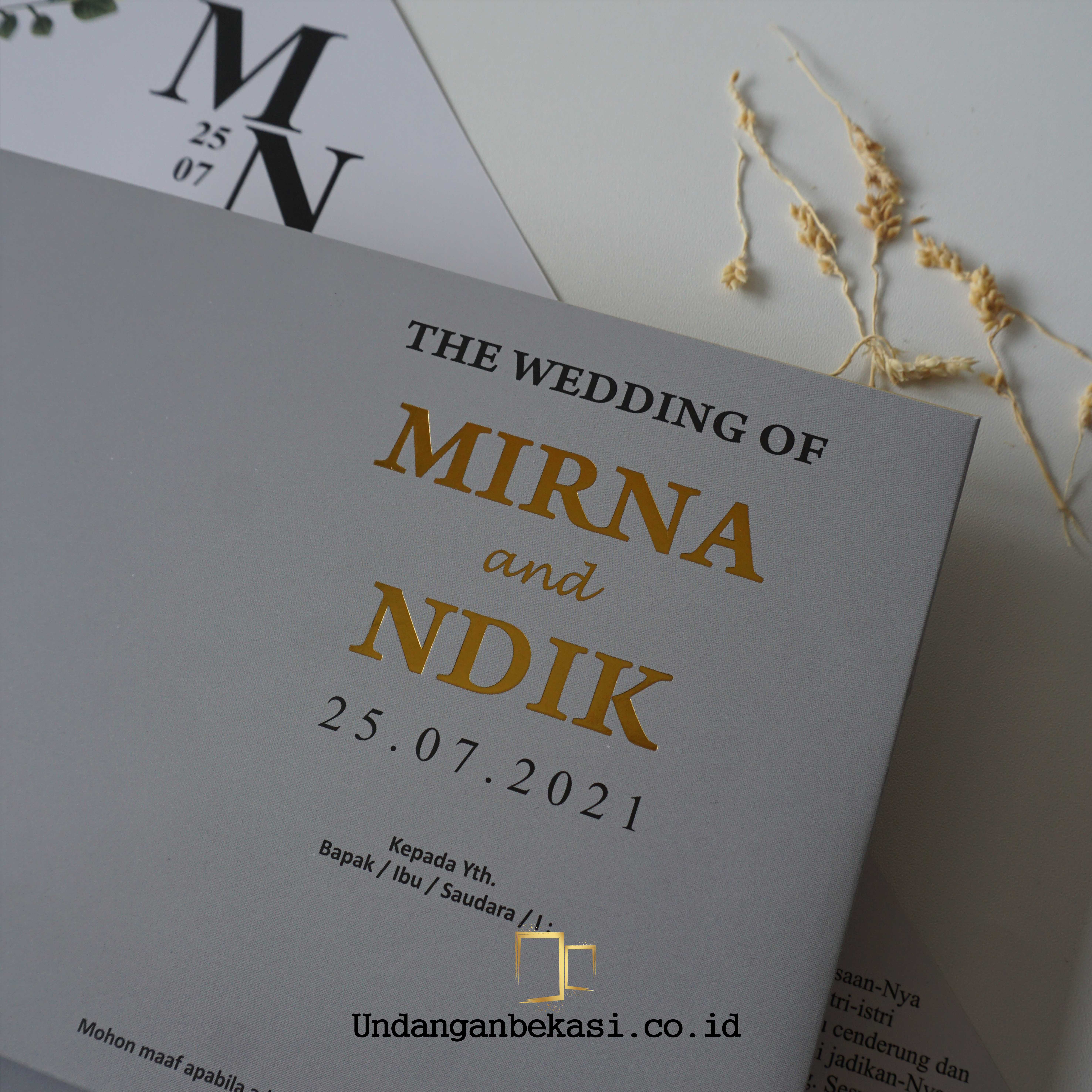 Undangan Softcover Custom Hexagon - Gambar 3